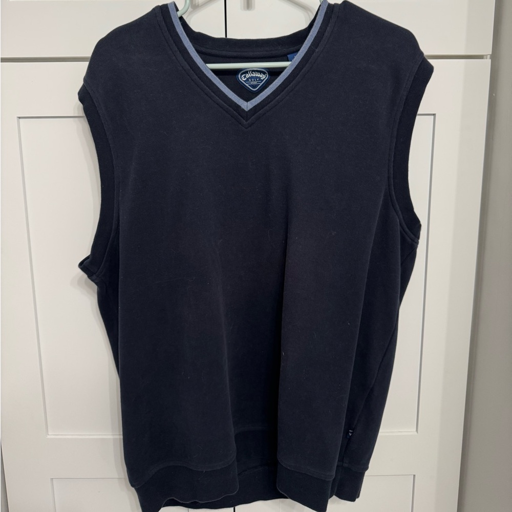 Calloway Navy Blue Sleeveless Sweater